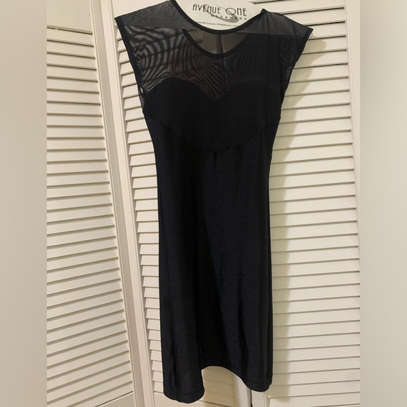 American apparel black bodycon mesh dress - Picture 3 of 5